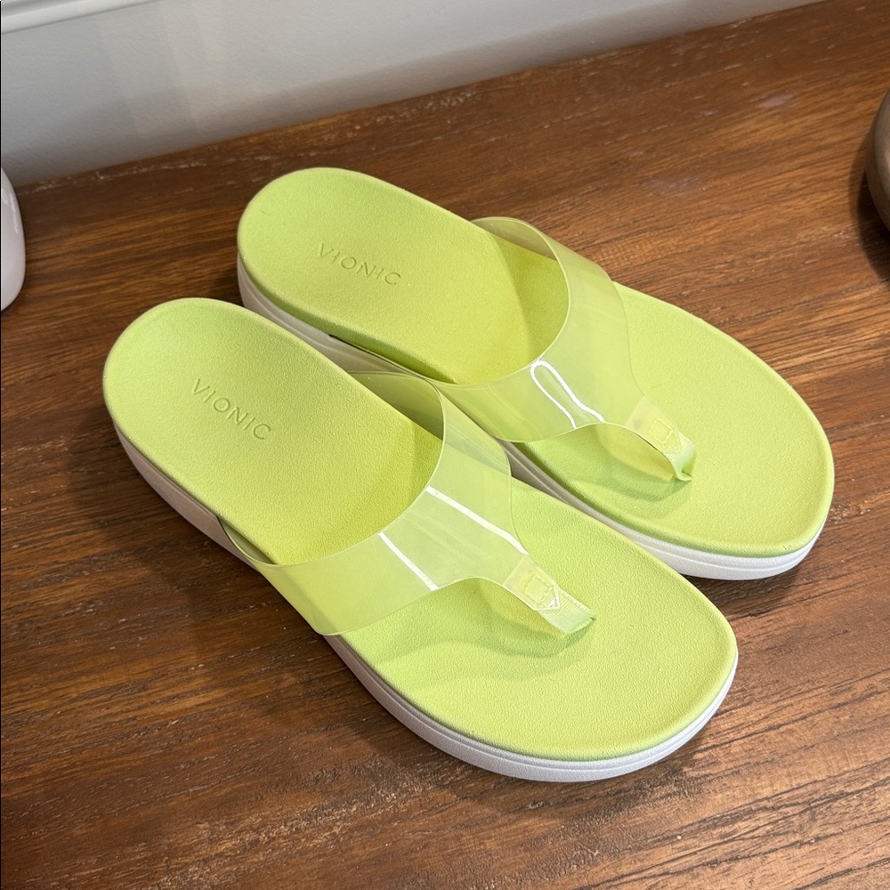 Vionic Sunrise Luminous Toe-Post Platform Sandals - image 1